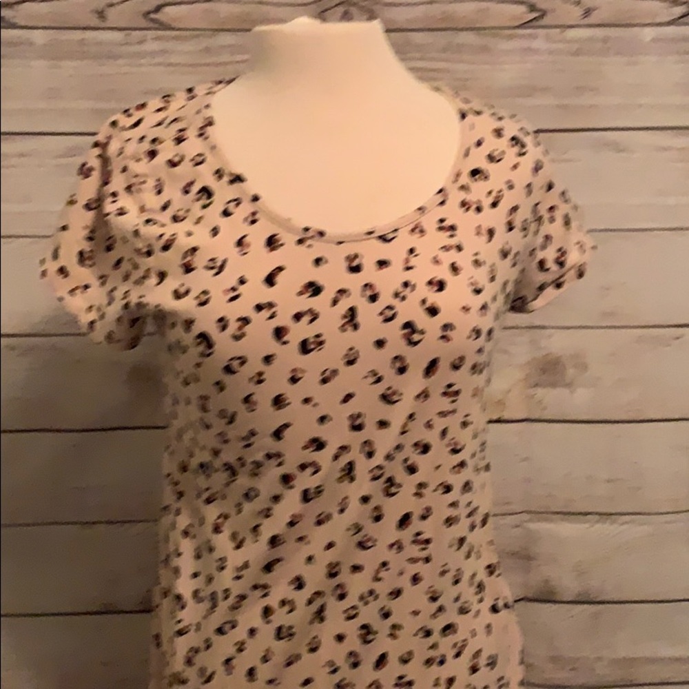 XL animal print maternity dress
